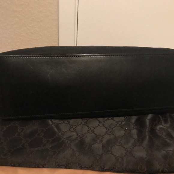 Gucci GG Monogram Canvas w/Leather Trim Tote - Picture 3 of 7